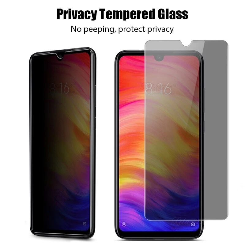 Anti Spy Privacy Glass Case - Casing kaca tempered anti-mata-mata untuk Samsung