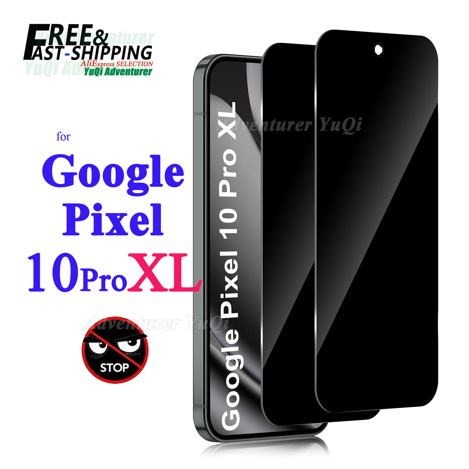 Anti Spy Privacy Glass Case - Pelindung Layar Anti Spy Untuk Google