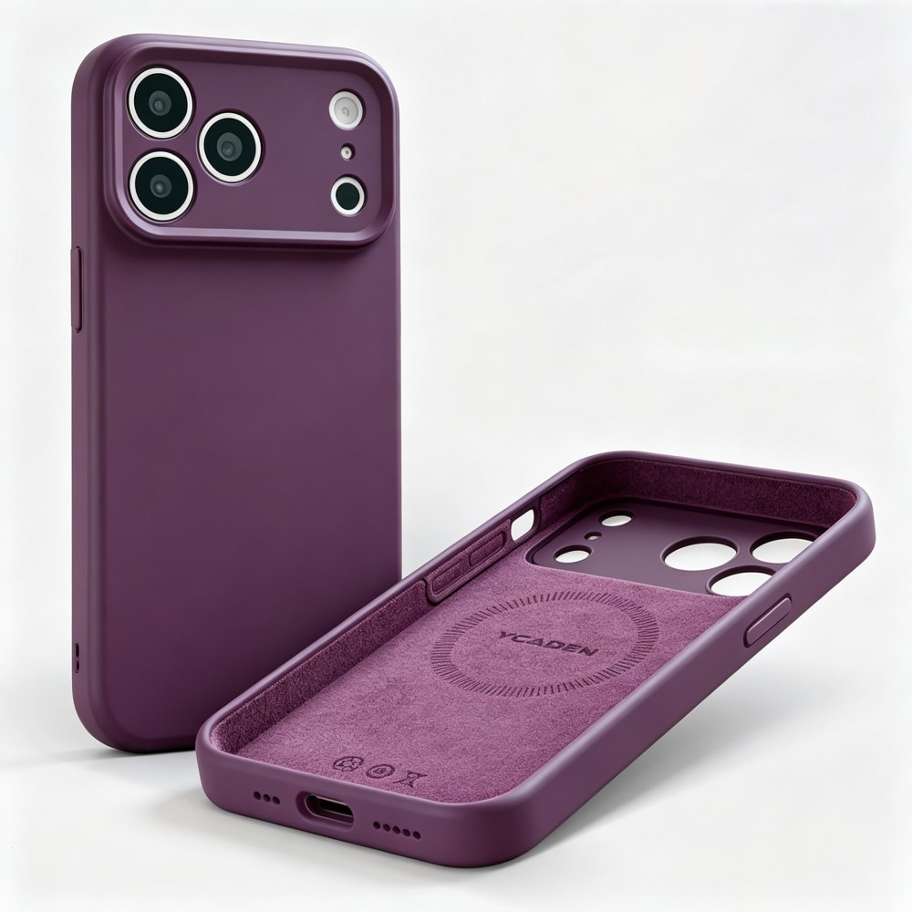Liquid Silicone Magnetic Phone Case - Casing Silikon Cair Mewah Magnetik Untuk