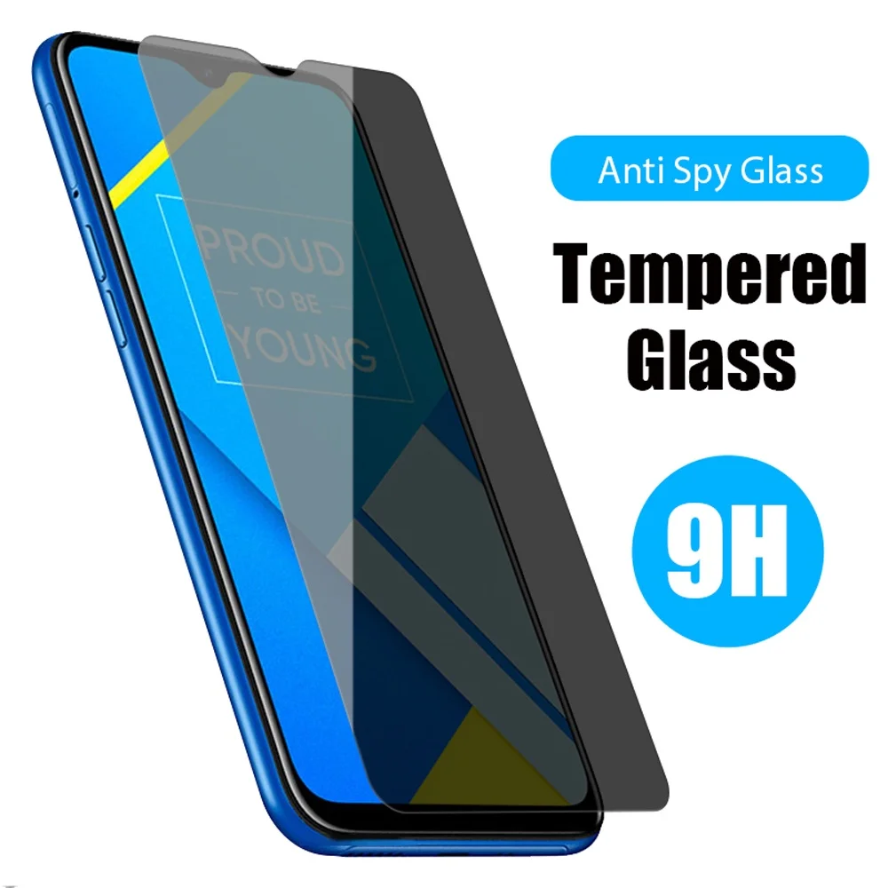 Anti Spy Privacy Glass Case - Pelindung layar anti-mata-mata untuk vivo y55s