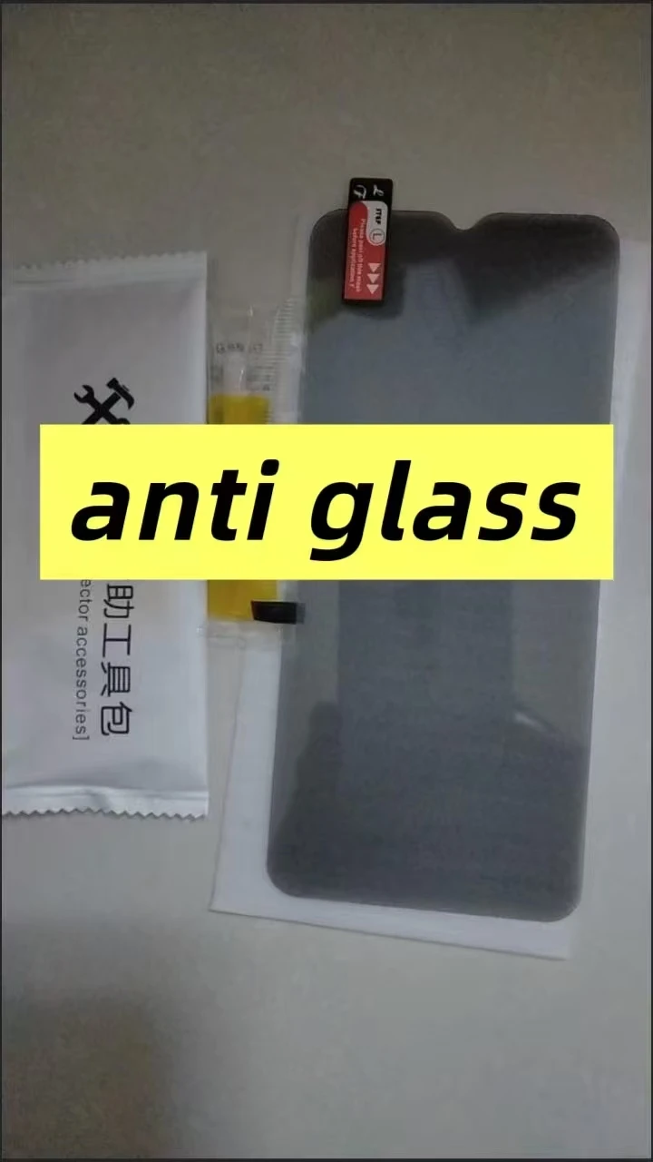 Anti Spy Privacy Glass Case - Pelindung layar kaca tempered anti-mata-mata untuk