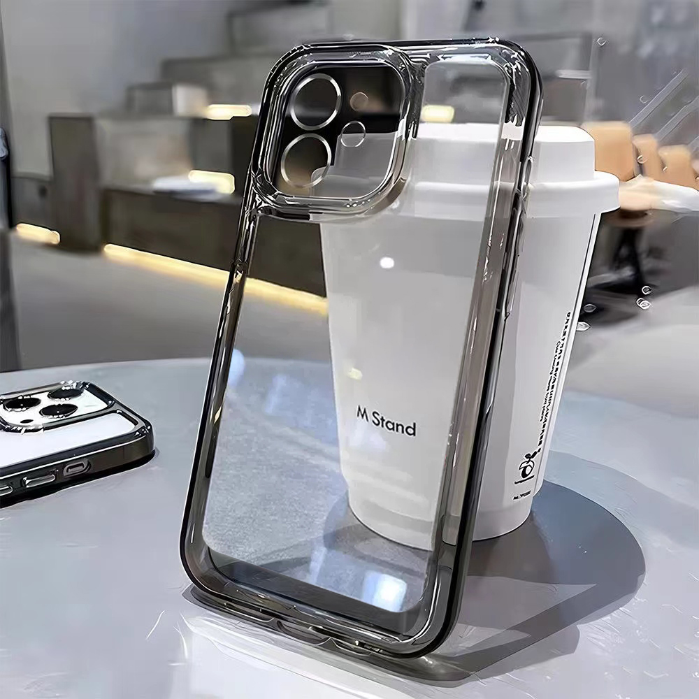 Clear Shockproof Bumper Case - Casing Ponsel Mewah Untuk iPhone 15