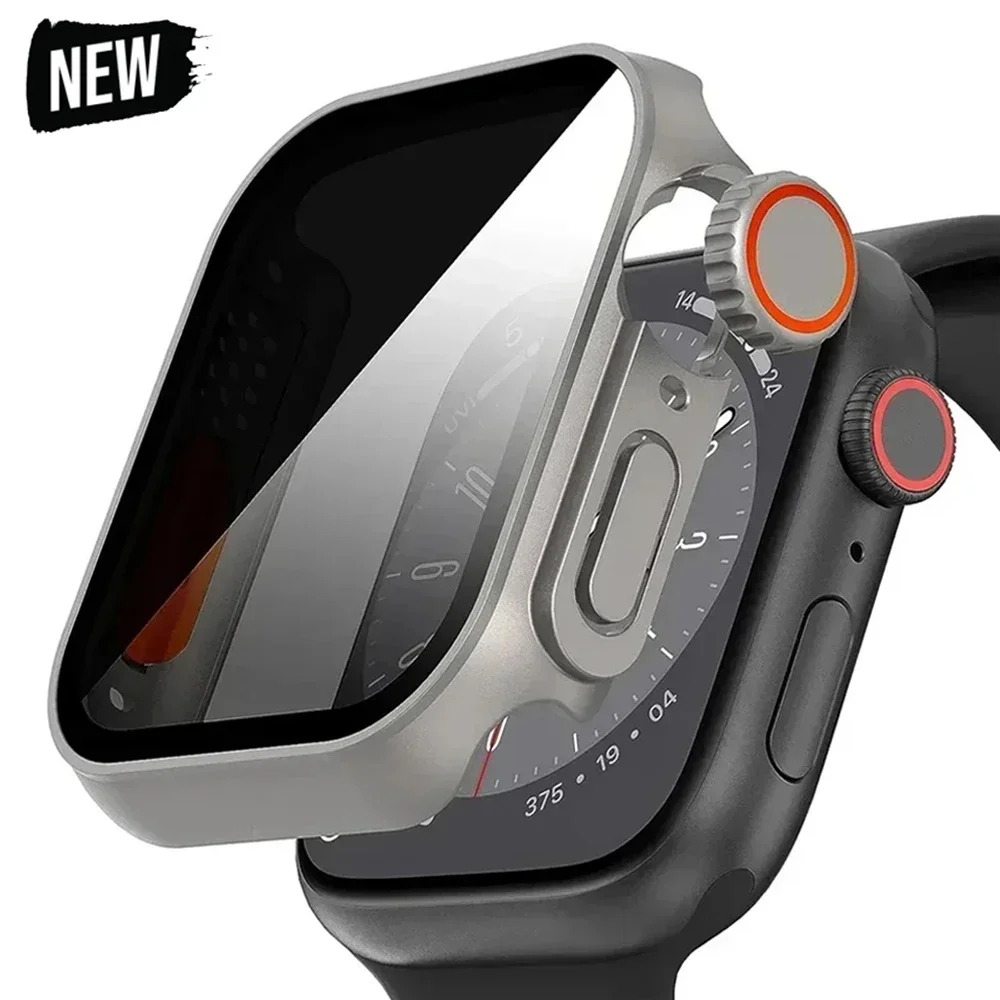 Anti Spy Privacy Glass Case - Casing untuk jam tangan apple Seri