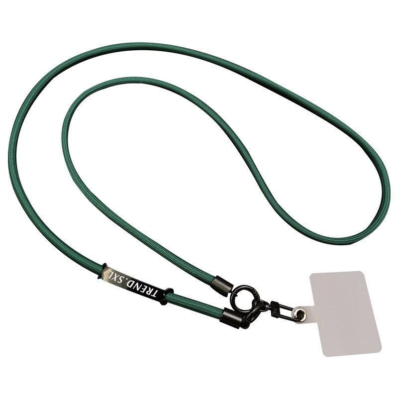 Crossbody Lanyard Neck Strap Case - Tali Gantungan Ponsel Warna Solid Panjang,