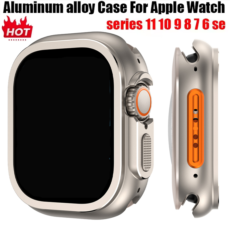 Metal Bumper Aluminum Frame Case - Casing Aloi Aluminium untuk Apple Watch