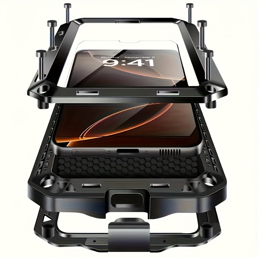 Heavy Duty 360 Full Body Protective Case - Casing Ponsel Pelindung Logam Tahan Banting