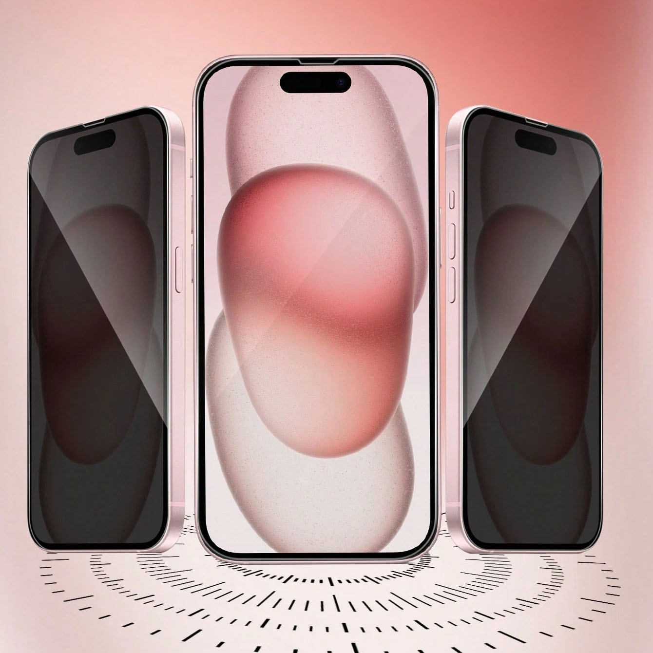 3 Buah Pelindung Layar Privasi - Anti Spy Privacy Glass Case ulasan dan harga