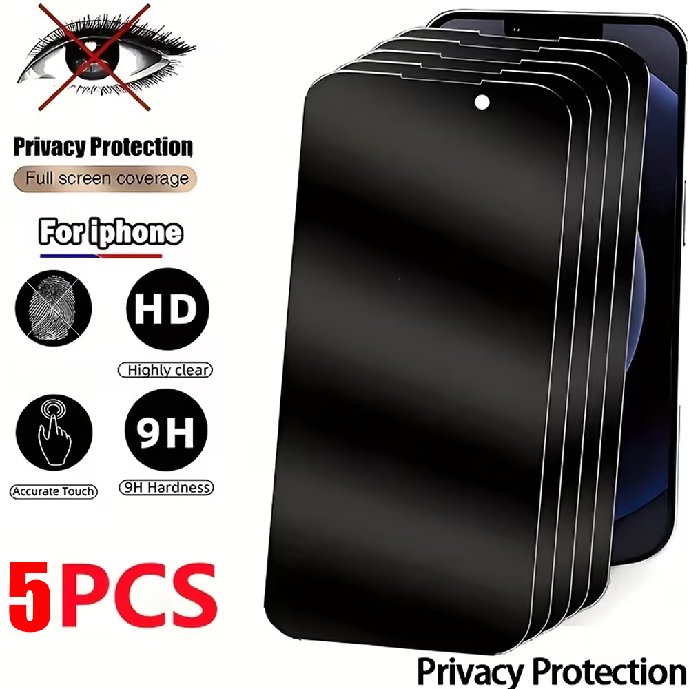 1-5PCS Kaca Tempered Anti-Spy  - Anti Peek Privacy Tempered Glass ulasan dan harga