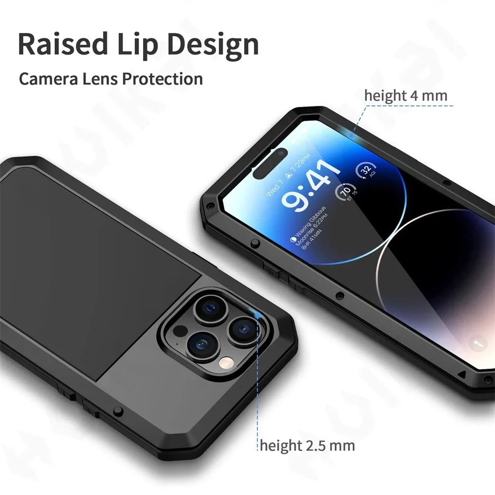Casing untuk iPhone 16e 15 14  - Heavy Duty 360 Full Body Protective Case ulasan dan harga