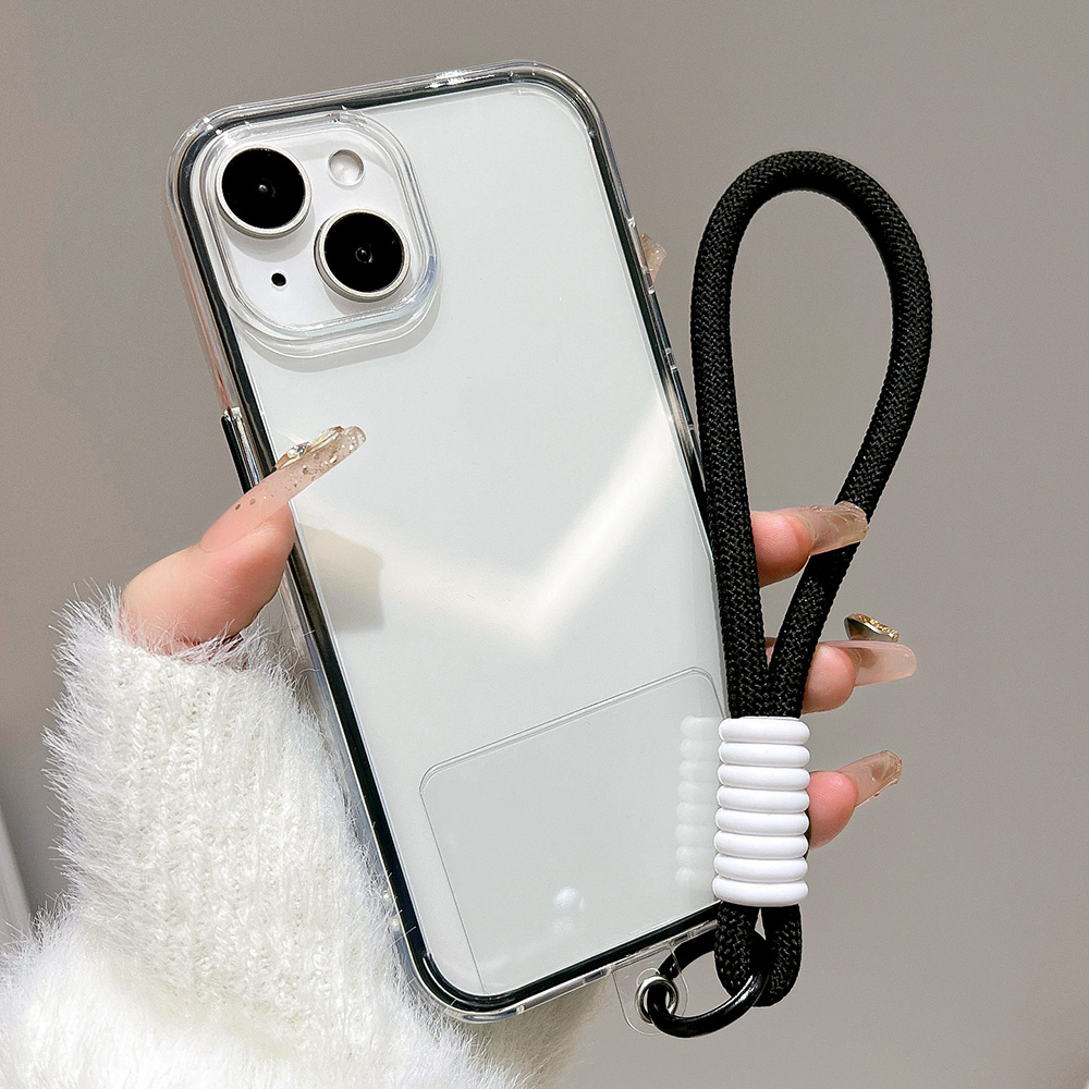 Casing Ponsel Mewah Warna Perm - Clear Shockproof Bumper Case ulasan dan harga