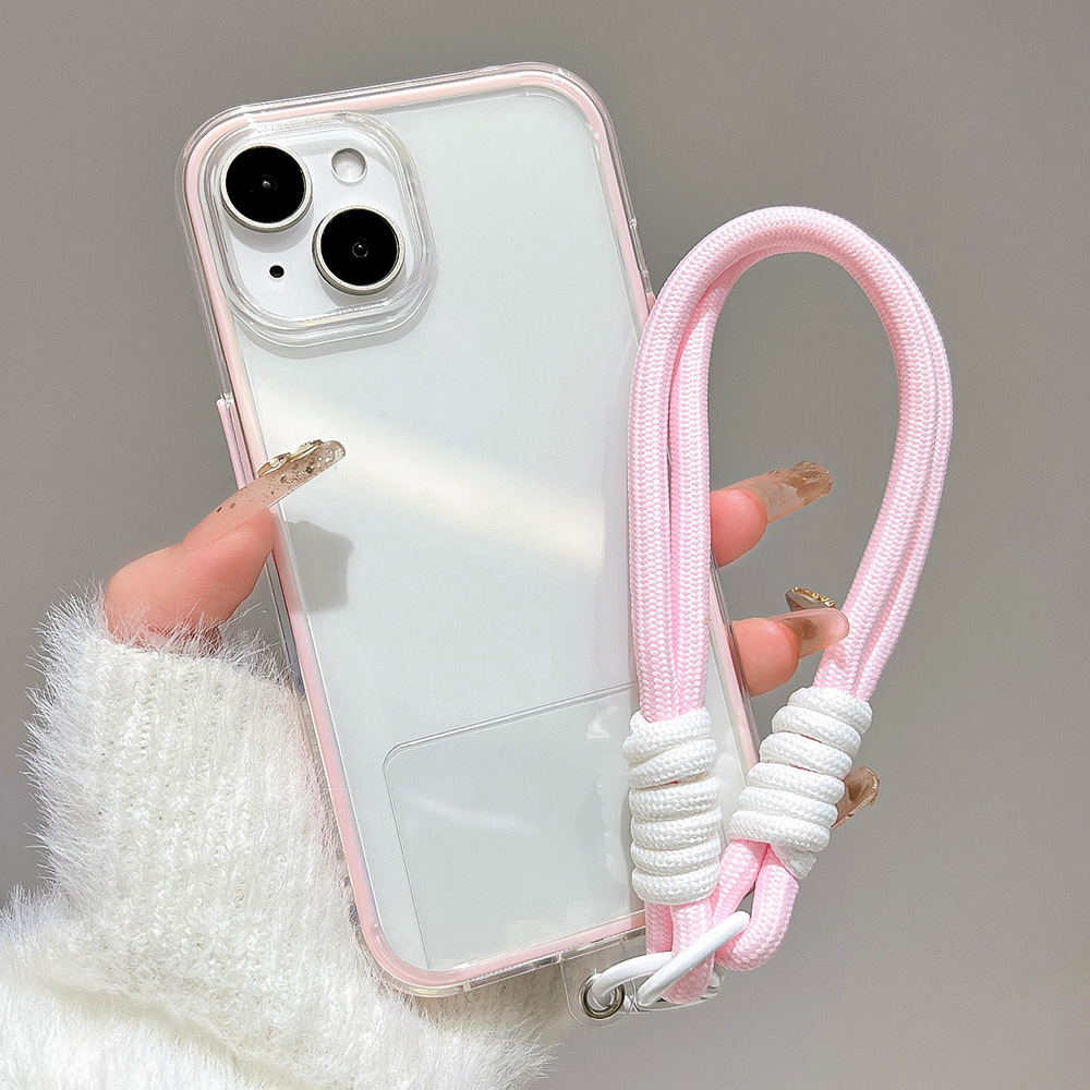 Casing Ponsel Mewah Warna Perm - Clear Shockproof Bumper Case ulasan dan harga