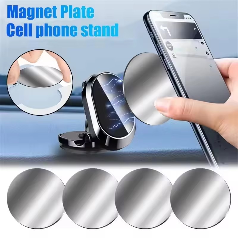 1/50Pcs Pelat Logam Magnetik U - Phone Stands ulasan dan harga