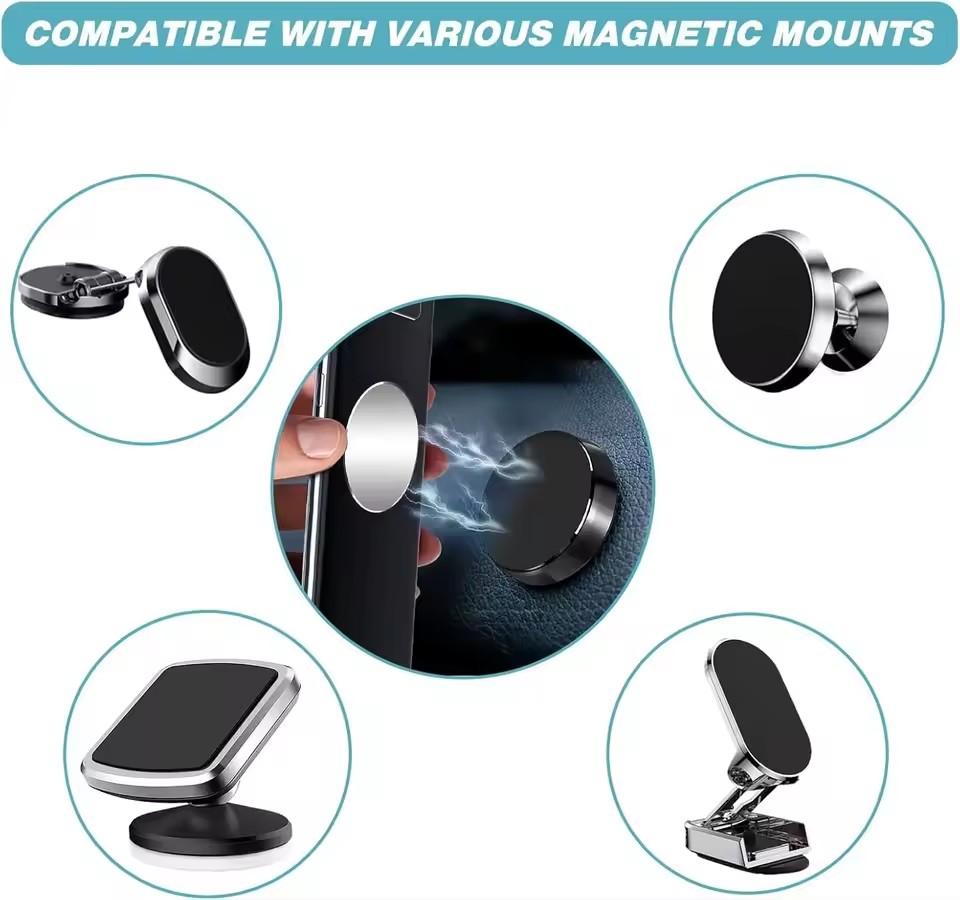 1/50Pcs Pelat Logam Magnetik U - Phone Stands ulasan dan harga