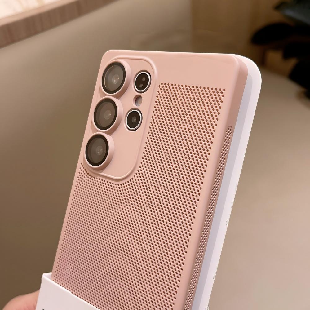 Casing Ponsel Matte Tipis Berb - Heat Dissipation Mesh Breathable Case ulasan dan harga