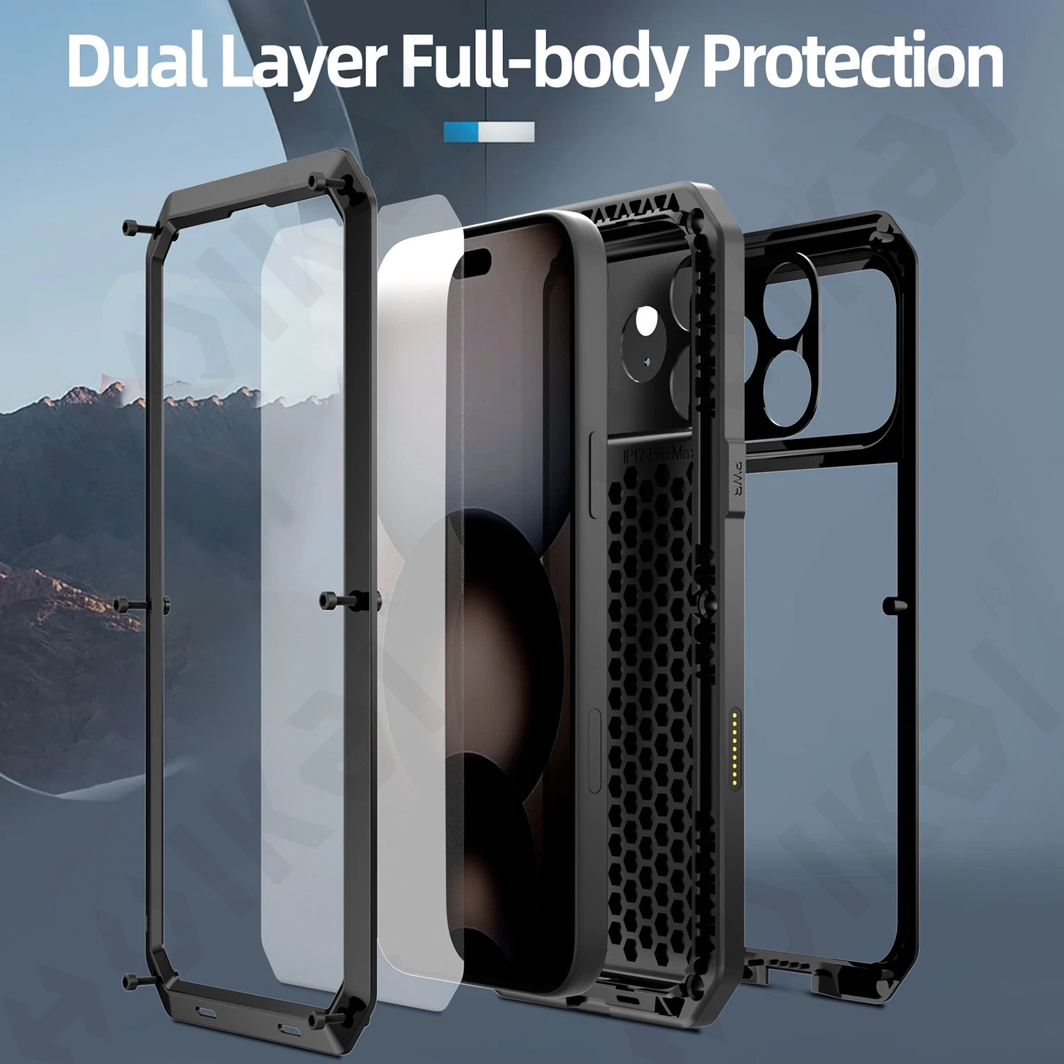 Casing yang Cocok untuk iPhone - Heavy Duty 360 Full Body Protective Case ulasan dan harga