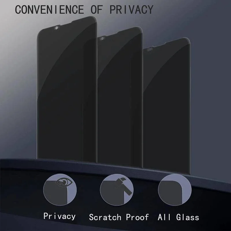 2 buah Pelindung Layar Kaca An - Anti Spy Privacy Glass Case ulasan dan harga
