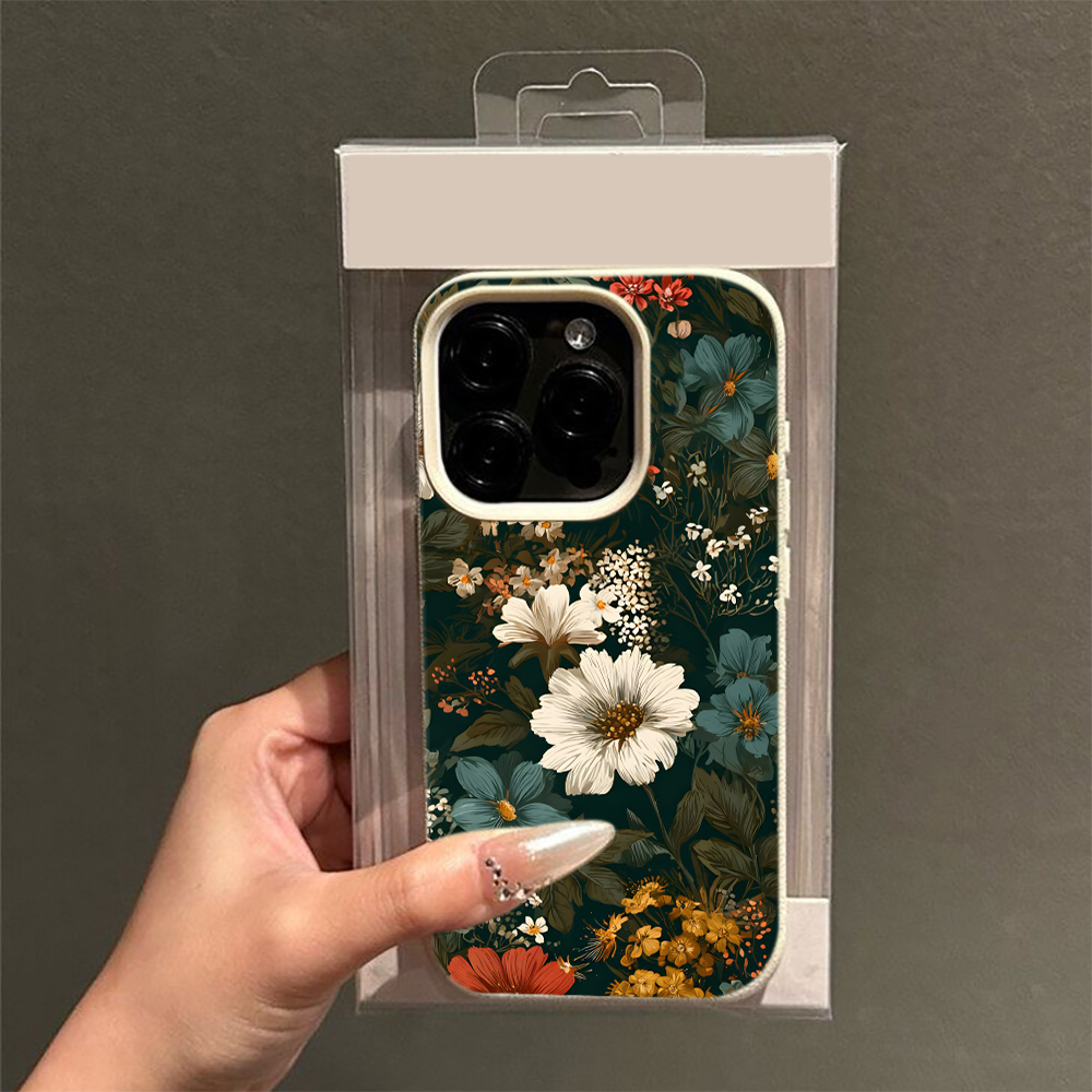 Casing Telepon Vintage dengan  - Vintage Floral Pattern Soft Case ulasan dan harga