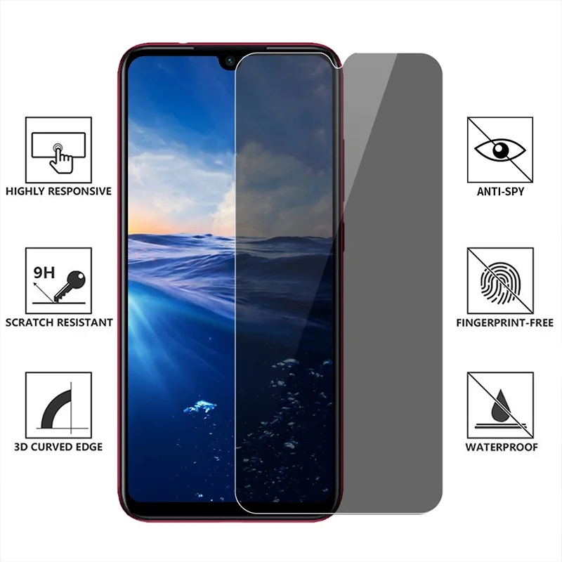 Pelindung layar kaca tempered  - Anti Spy Privacy Glass Case ulasan dan harga