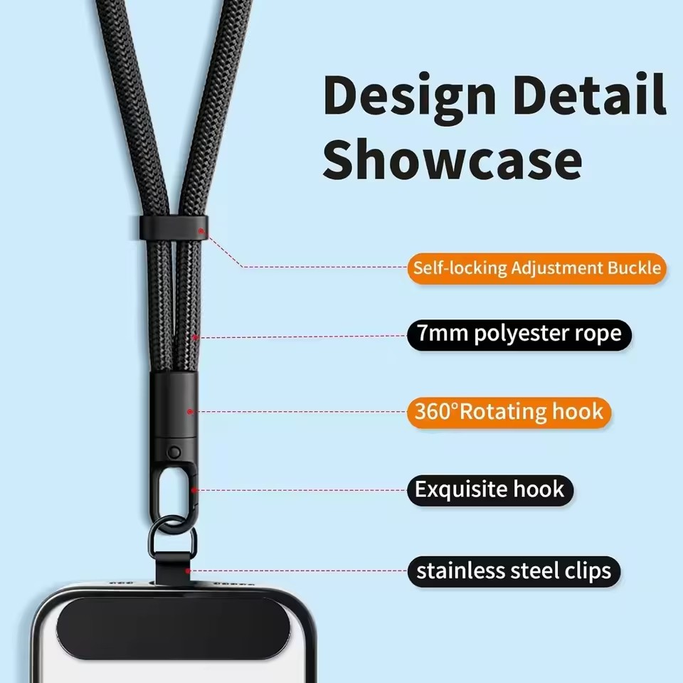 Tali Gantungan Ponsel Universa - Crossbody Lanyard Neck Strap Case ulasan dan harga