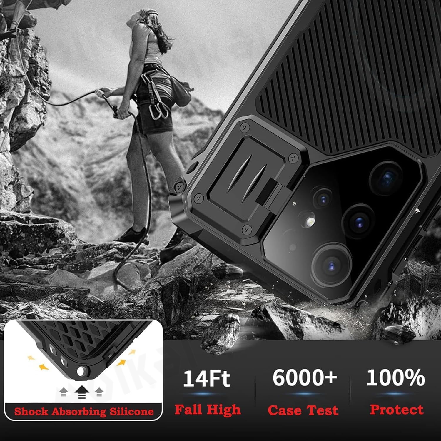 Casing Samsung Galaxy S24 Ultr - Heavy Duty 360 Full Body Protective Case ulasan dan harga