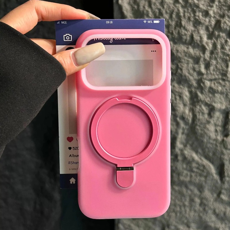 Casing Silikon Cair Warna Perm - Liquid Silicone Magnetic Phone Case ulasan dan harga