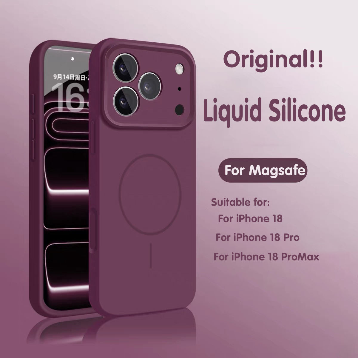 Casing Magnetik Silikon Cair A - Liquid Silicone Magnetic Phone Case ulasan dan harga