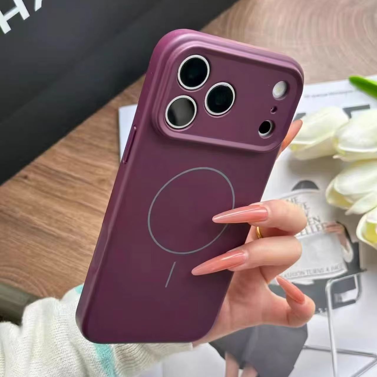 Casing Magnetik Silikon Cair A - Liquid Silicone Magnetic Phone Case ulasan dan harga