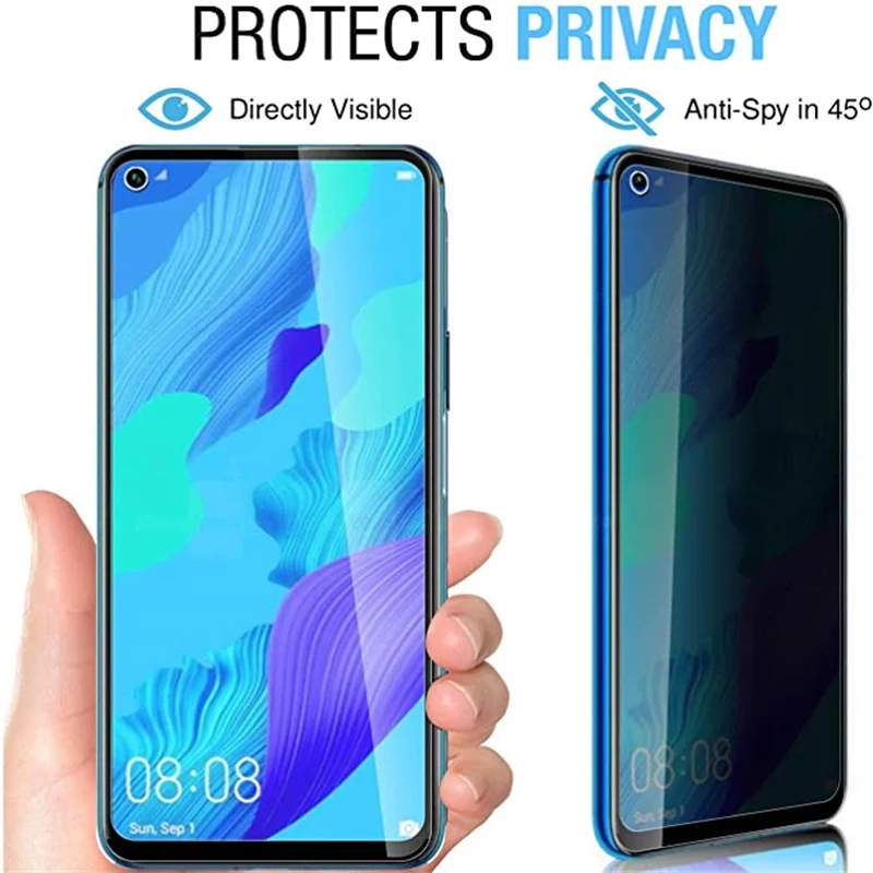 Pelindung layar kaca tempered  - Anti Spy Privacy Glass Case ulasan dan harga