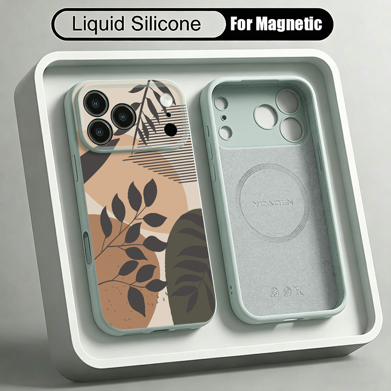 Casing Ponsel Magnetik Silikon - Liquid Silicone Magnetic Phone Case ulasan dan harga
