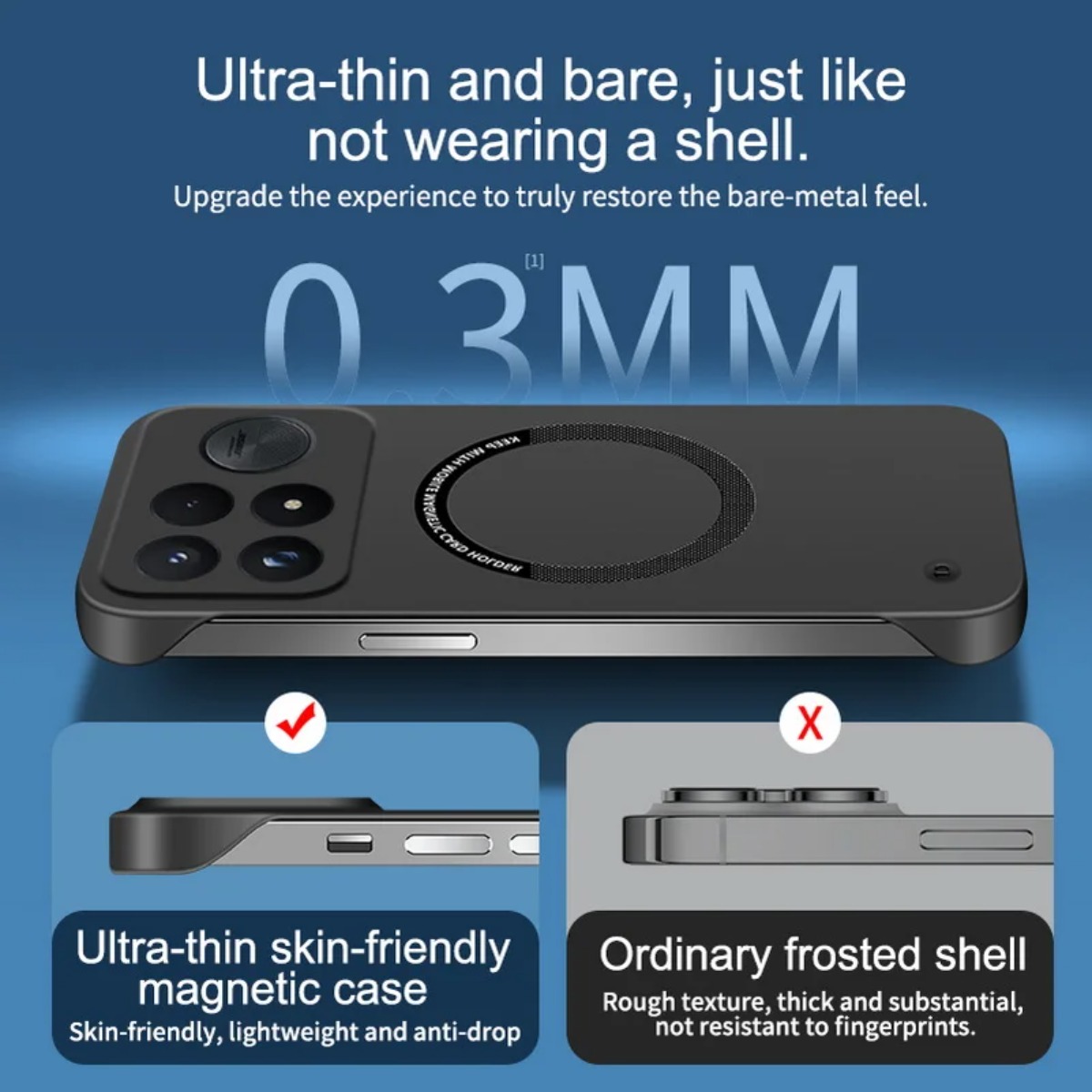 Casing Ultra Tipis Tanpa Bingk - Ultra Thin Frameless Phone Cover ulasan dan harga
