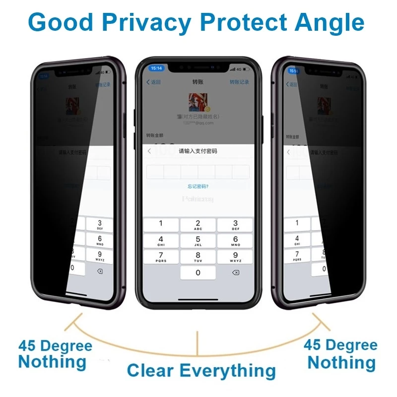 Casing logam privasi kaca Temp - Anti Spy Privacy Glass Case ulasan dan harga