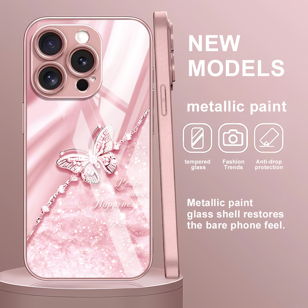 Casing Kaca Tempered Motif Kup - Screen Protectors ulasan dan harga